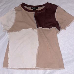 Forever 21 patchwork shirt